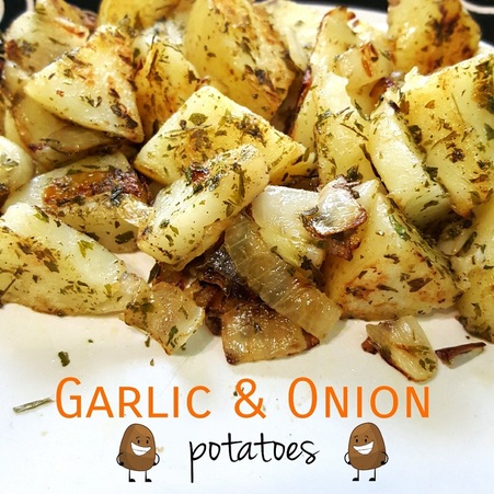 garlic, onion, potatoes, healthy, healthy food
